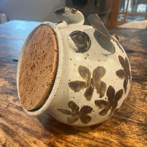 MCM Ceramic Piggy Cookie Candy Jar Planter!